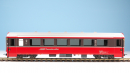 BEMO 3244 106 - RhB B 2496 Personenwagen EW IV 4-achsig 2. Klasse, rot/dunkelbraun "Bernina Express" BEX - EINMALIGE AUFLAGE