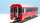BEMO 3244 106 - RhB B 2496 Personenwagen EW IV 4-achsig 2. Klasse, rot/dunkelbraun "Bernina Express" BEX - EINMALIGE AUFLAGE