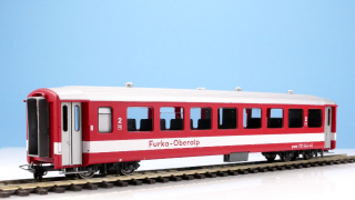 BEMO 3266 220 - FO B 4270 Personenwagen 4-achsig 2. Klasse, rot/weiss