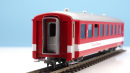 BEMO 3266 225 - FO B 4265 Personenwagen 4-achsig 2. Klasse, rot/weiss