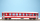 BEMO 3266 225 - FO B 4265 Personenwagen 4-achsig 2. Klasse, rot/weiss