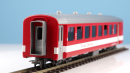 BEMO 3267 213 - FO B 4253 Personenwagen 4-achsig 2. Klasse, rot/weiss - Pendelzugwagen