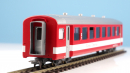 BEMO 3267 213 - FO B 4253 Personenwagen 4-achsig 2. Klasse, rot/weiss - Pendelzugwagen