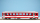 BEMO 3267 213 - FO B 4253 Personenwagen 4-achsig 2. Klasse, rot/weiss - Pendelzugwagen