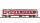 BEMO 3267 214 - FO B 4254 Personenwagen 4-achsig 2. Klasse, rot/weiss - Pendelzugwagen