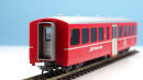 BEMO 3286 135 - RhB WS 3911 Velowagen 4-achsig, rot