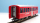 BEMO 3286 135 - RhB WS 3911 Velowagen 4-achsig, rot