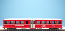 BEMO 3286 138 - RhB WS 3914 Velowagen 4-achsig, rot