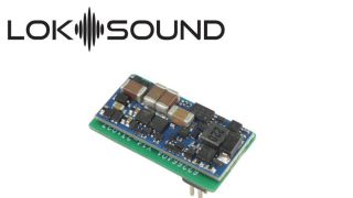 ESU 58914 - LokSound 5 Nano DCC «Leerdecoder», PluX16, mit Lautsprecher 11x15mm, Spurweite: N, TT