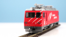 BEMO 1262 555 - MGB HGe 4/4 II 5 "Mount Fuji" Elektrolokomotive mit Zahnradantrieb, rot/weiss "30 Jahre"