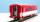 BEMO 3266 251 - MGB B 4271 Personenwagen 4-achsig 2. Klasse, rot/weiss
