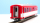 BEMO 3266 259 - MGB B 4269 Personenwagen 4-achsig 2. Klasse, rot/weiss