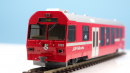 BEMO 3249 112 - RhB BDt 1752 Steuerwagen 4-achsig 2. Klasse mit Gepäckabteil, neurot - breiter Zierstreifen NEVA retica