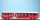BEMO 3249 112 - RhB BDt 1752 Steuerwagen 4-achsig 2. Klasse mit Gepäckabteil, neurot - breiter Zierstreifen NEVA retica