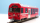 BEMO 3249 112 - RhB BDt 1752 Steuerwagen 4-achsig 2. Klasse mit Gepäckabteil, neurot - breiter Zierstreifen NEVA retica