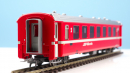 BEMO 3240 173 - RhB B 2443 Personenwagen EW II 4-achsig 2. Klasse, neurot - refit