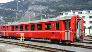 BEMO 3240 175 - RhB B 2375 Personenwagen EW II 4-achsig 2. Klasse, neurot - refit
