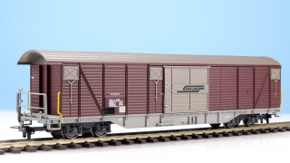 BEMO 2278 181 - RhB Gak-v 5411 Grossraumgüterwagen 4-achsig, braun