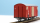 BEMO 2250 108 - RhB Gb 5018 Gedeckter Güterwagen 2-achsig, oxydrot