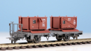 BEMO 2258 106 - RhB Lbk 8646 Kiestransportwagen 2-achsig,...