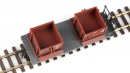BEMO 2258 106 - RhB Lbk 8646 Kiestransportwagen 2-achsig, grau/braun