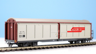 BEMO 2278 109 - RhB Haik-v 5109 Schiebewandwagen 4-achsig, hellbraun/dunkelbraun