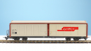 BEMO 2278 109 - RhB Haik-v 5109 Schiebewandwagen 4-achsig, hellbraun/dunkelbraun