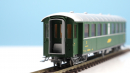 BEMO 3260 119 - RhB B 2229 Personenwagen 4-achsig 2. Klasse, grün - Stahlwagen