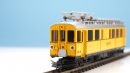 BEMO 1268 180 - RhB ABe 4/4 I 30 Elektrotriebwagen Berninabahn 1./2. Klasse, gelb - Nostalgietriebwagen