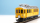 BEMO 1268 180 - RhB ABe 4/4 I 30 Elektrotriebwagen Berninabahn 1./2. Klasse, gelb - Nostalgietriebwagen