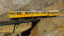 BEMO 1268 184 - RhB ABe 4/4 I 34 Elektrotriebwagen Berninabahn 1./2. Klasse, gelb - Nostalgietriebwagen