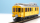 BEMO 1268 184 - RhB ABe 4/4 I 34 Elektrotriebwagen Berninabahn 1./2. Klasse, gelb - Nostalgietriebwagen