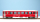 BEMO 3255 150 - RhB B 2310 Personenwagen EW I verkürzt 4-achsig 2. Klasse, rot - Berninabahn