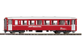 BEMO 3255 158 - RhB B 2308 Personenwagen EW I verkürzt 4-achsig 2. Klasse, rot - Berninabahn