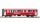 BEMO 3255 158 - RhB B 2308 Personenwagen EW I verkürzt 4-achsig 2. Klasse, rot - Berninabahn