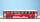 BEMO 3255 158 - RhB B 2308 Personenwagen EW I verkürzt 4-achsig 2. Klasse, rot - Berninabahn