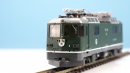 BEMO 1358 110 - RhB Ge 4/4 II 611 "Landquart" Elektrolokomotive, grün - Nostalgielok DIGITAL mit SOUND