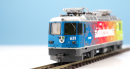 BEMO 1358 175 - RhB Ge 4/4 II 631 "Untervaz" Elektrolokomotive, bunt - "südostschweiz" II - DIGITAL mit SOUND