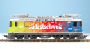 BEMO 1358 175 - RhB Ge 4/4 II 631 "Untervaz" Elektrolokomotive, bunt - "südostschweiz" II - DIGITAL mit SOUND