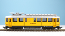 BEMO 1368 180 - RhB ABe 4/4 I 30 Elektrotriebwagen Berninabahn 1./2. Klasse, gelb - Nostalgietriebwagen -  DIGITAL mit SOUND