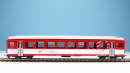 BEMO 3271 552 - MGB B 2282 Personenwagen 4-achsig 2. Klasse, rot/weiss