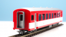 BEMO 3271 553 - MGB B 2283 Personenwagen 4-achsig 2. Klasse, rot/weiss