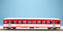 BEMO 3271 553 - MGB B 2283 Personenwagen 4-achsig 2. Klasse, rot/weiss