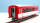 BEMO 3271 553 - MGB B 2283 Personenwagen 4-achsig 2. Klasse, rot/weiss
