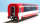 BEMO 3288 563 - MGB Api 4033 Panoramawagen 4-achsig 1. Klasss, rot/weiss