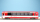 BEMO 3288 564 - MGB Api 4034 Panoramawagen 4-achsig 1. Klasss, rot/weiss