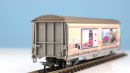 BEMO 2288 108 - RhB Haik-v 5130 Schiebewandwagen 4-achsig, braun/bunt - "Märklin/LGB" - Jahreswagen 2025
