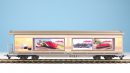 BEMO 2288 108 - RhB Haik-v 5130 Schiebewandwagen 4-achsig, braun/bunt - "Märklin/LGB" - Jahreswagen 2025