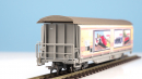 BEMO 2288 108 - RhB Haik-v 5130 Schiebewandwagen 4-achsig, braun/bunt - "Märklin/LGB" - Jahreswagen 2025
