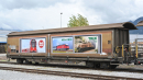 BEMO 2288 108 - RhB Haik-v 5130 Schiebewandwagen 4-achsig, braun/bunt - "Märklin/LGB" - Jahreswagen 2025